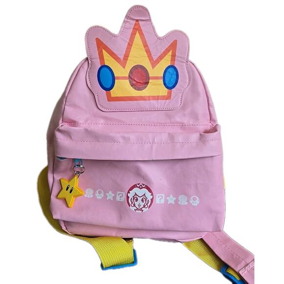 Super Mario Princess Peach Collector’s Box Nintendo Show Time Backpack - Picture 1 of 6
